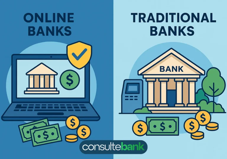 Online Banks vs Traditional Banks: Which Saves You More Money? - Consulte Bank